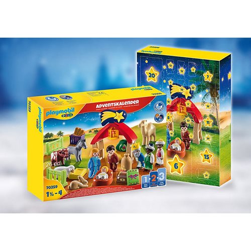 Playmobil 70259 1.2.3 Christmas Manger Advent Calendar