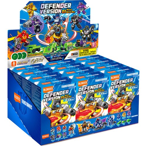 Transformers Defender Version 03 The Heartless Blokees Mini Model Kit Display of 12
