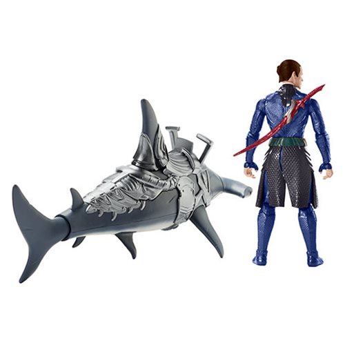aquaman figure with deluxe shark