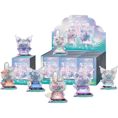 Azuma Makoto x My Melody and Kuromi Series Mini-Figure Display Tray of 6