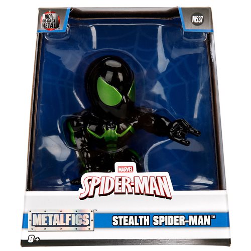 Spider-Man Stealth Suit 4-Inch MetalFigs Die-Cast Figure