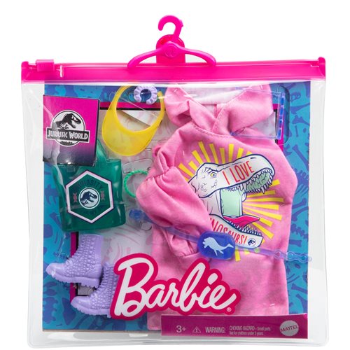 Barbie Fashions Jurassic Storytelling Pack with Sweater Dress