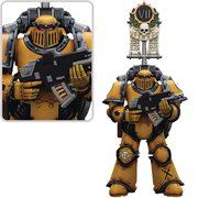 Joy Toy Warhammer 40,000 Imperial Fists Legion MkIII Tactical Legionary with Legion Vexilla 1:18 Scale Action Figure