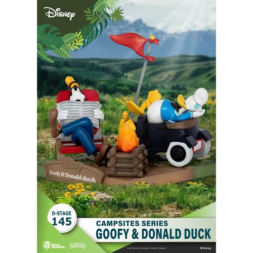 Disney Campsites Series Goofy and Donald Duck DS-145 D-Stage Statue