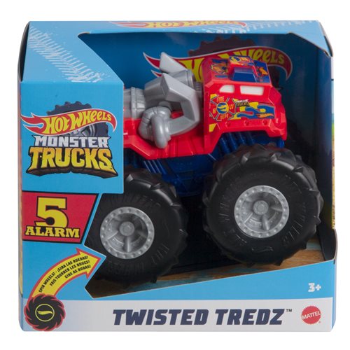 Hot Wheels Monster Trucks Twisted Tredz 1:43 Scale 5 Alarm
