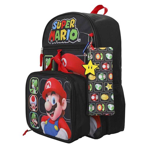 Super Mario Bros. Mario and Friends Backpack 5-Piece Set