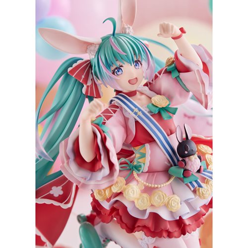 Vocaloid Hatsune Miku Birthday 2021 Pretty Rabbit Version Spiritale 1:7 Scale Statue