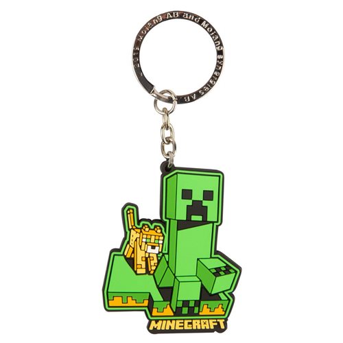 Minecraft Craftable Creeper Chase Keychain