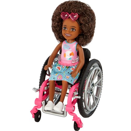Barbie Chelsea Wheelchair Doll with Brunette Hair