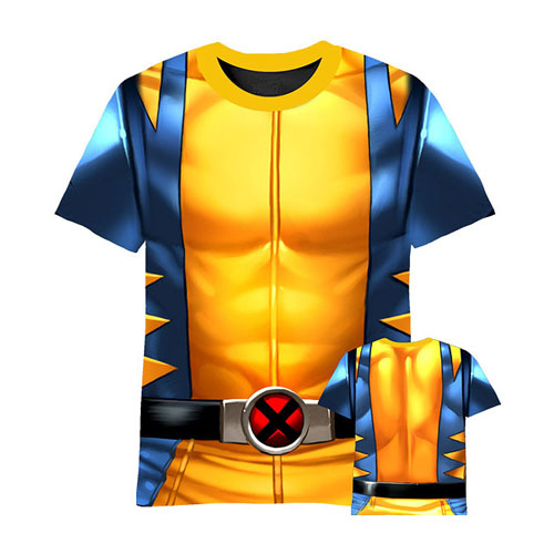 X-Men Wolverine Sublimated Costume T-Shirt