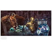 Star Wars Let the Wookiee Win by Christopher Clark Paper Giclee Art Print