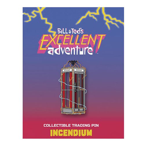 Bill & Ted`s Excellent Adventure Phone Booth Lapel Pin