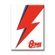 David Bowie Lightning Bolt Flat Magnet