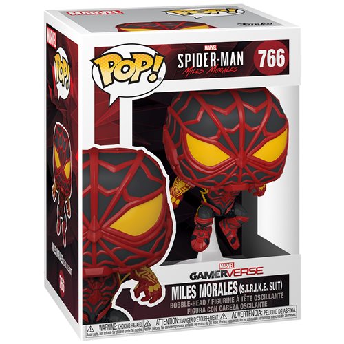 Spider-Man Miles Morales Game S.T.R.I.K.E. Suit Pop! Vinyl Figure