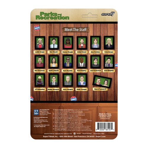 Parks and Recreation Leslie Knope (Campaign Trail) 3 3/4-Inch ReAction Figure