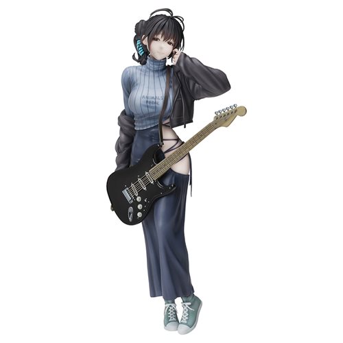 Hitomio Juroku Illustration Guitar MeiMei Backless Dress Statue