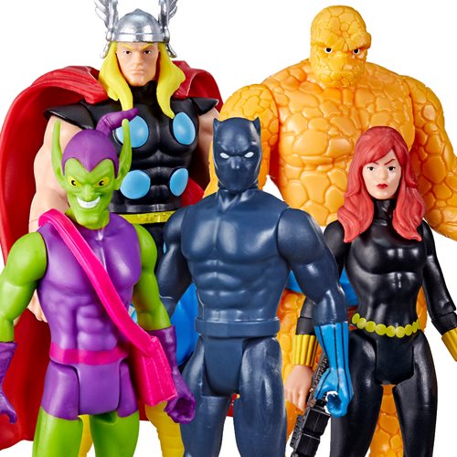 Marvel Legends Retro 375 Collection 3 3/4-Inch Action Figures Wave 6 Case of 8