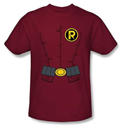 Batman New 52 Robin Costume Red T-Shirt