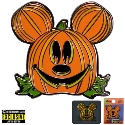 Mickey Mouse Jack-o'-Lantern Mickey Enamel Pin - EE Excl.