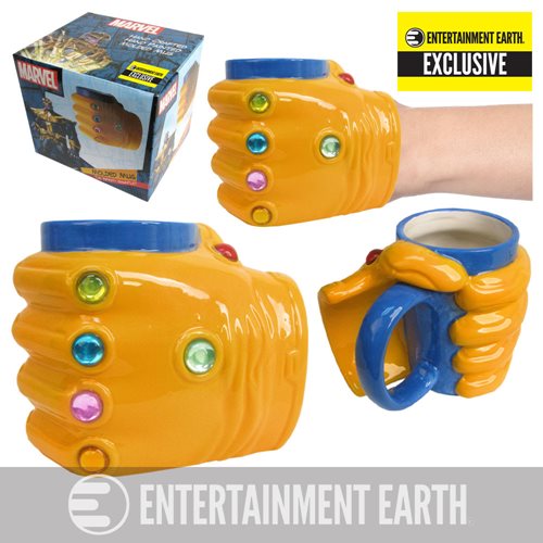 Marvel Thanos Infinity Gauntlet 16 oz. Prop Replica Molded Mug - Entertainment Earth Exclusive