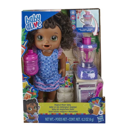 Baby Alive Magical Mixer Baby Doll - Black Hair