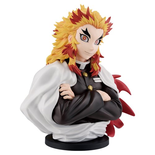 Demon Slayer: Kimetsu no Yaiba Kyojuro Rengoku Set Your Heart Ablaze Art Scale Bust