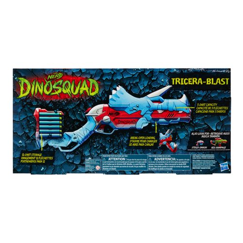 Nerf DinoSquad Tricera-Blast Dart Blaster