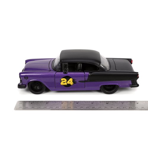 Bigtime Muscle 1955 Chevrolet Bel-Air Metallic Purple and Gold 1:24 Scale Die-Cast Metal Vehicle