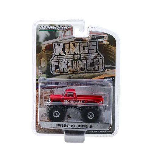 Kings of Crunch Series 3 High Roller 1979 Ford F-350 1:64 Scale Monster Truck
