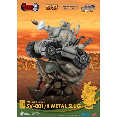 Metal Slug 3 SV-001/II Metal Slug Tank DS-045 D-Stage 6-Inch Statue
