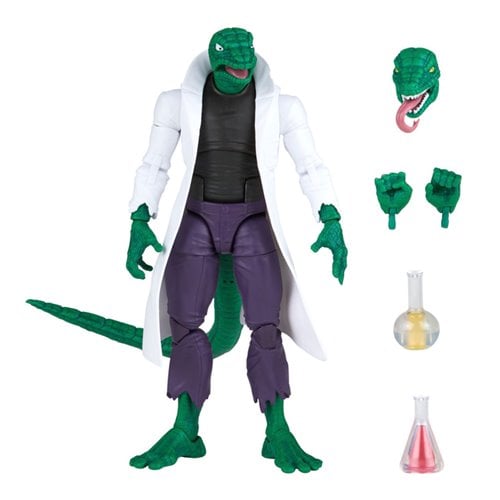 Spider-Man Retro Marvel Legends Lizard 6-Inch Action Figure