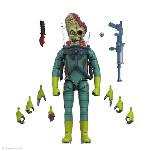 Mars Attacks! Ultimates Martian (Smashing the Enemy) 7-Inch Scale Action Figure