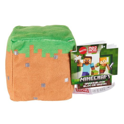 Minecraft Basic Block Plush Asst 2025 Mix A Case of 12