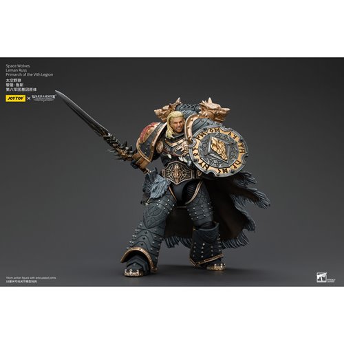 Joy Toy Warhammer The Horus Heresy Space Wolves Leman Russ Primarch of the VIth Legion 1:18 Scale Ac