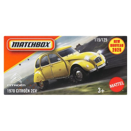 Matchbox Power Grabs 2025 Mix 6 Die-Cast Vehicle Case of 48