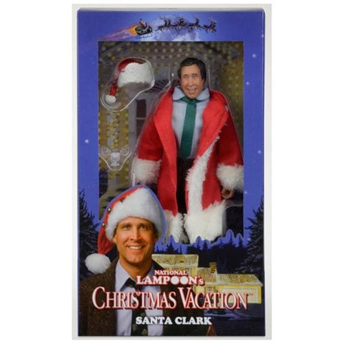 National Lampoon's Christmas Vacation Clark Griswold Santa Outfit 8-Inch Clothed Action Figure