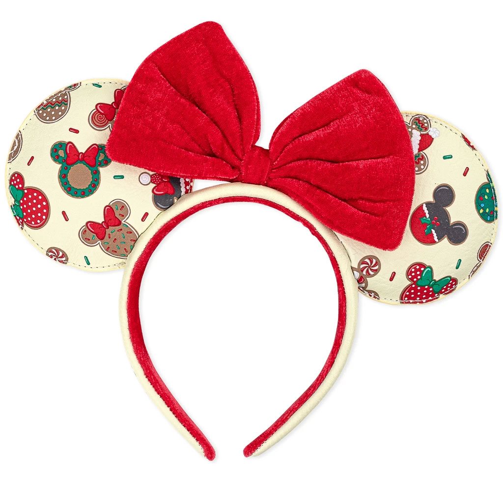 Christmas Mickey Ears Headband  Holiday Minnie Ears  Christmas Minnie Ears  Disney Ears Headband  Custom Mickey Ears