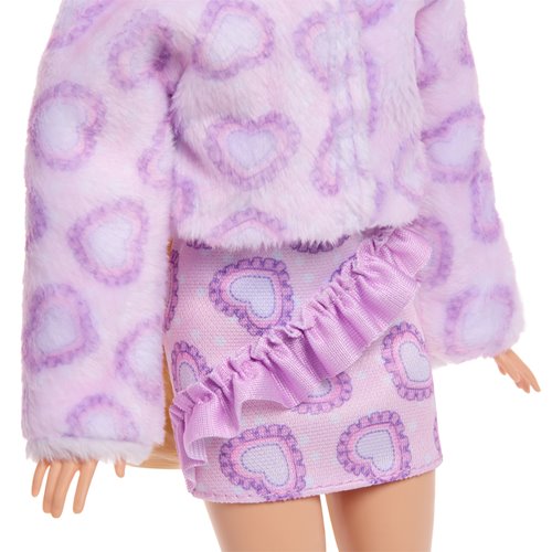 Care Bears Barbie Cutie Reveal Purple Kitten Doll