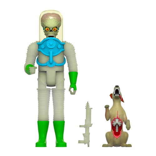 Mars Attacks Destroying a Dog (Glow) 3 3/4-Inch ReAction Figure