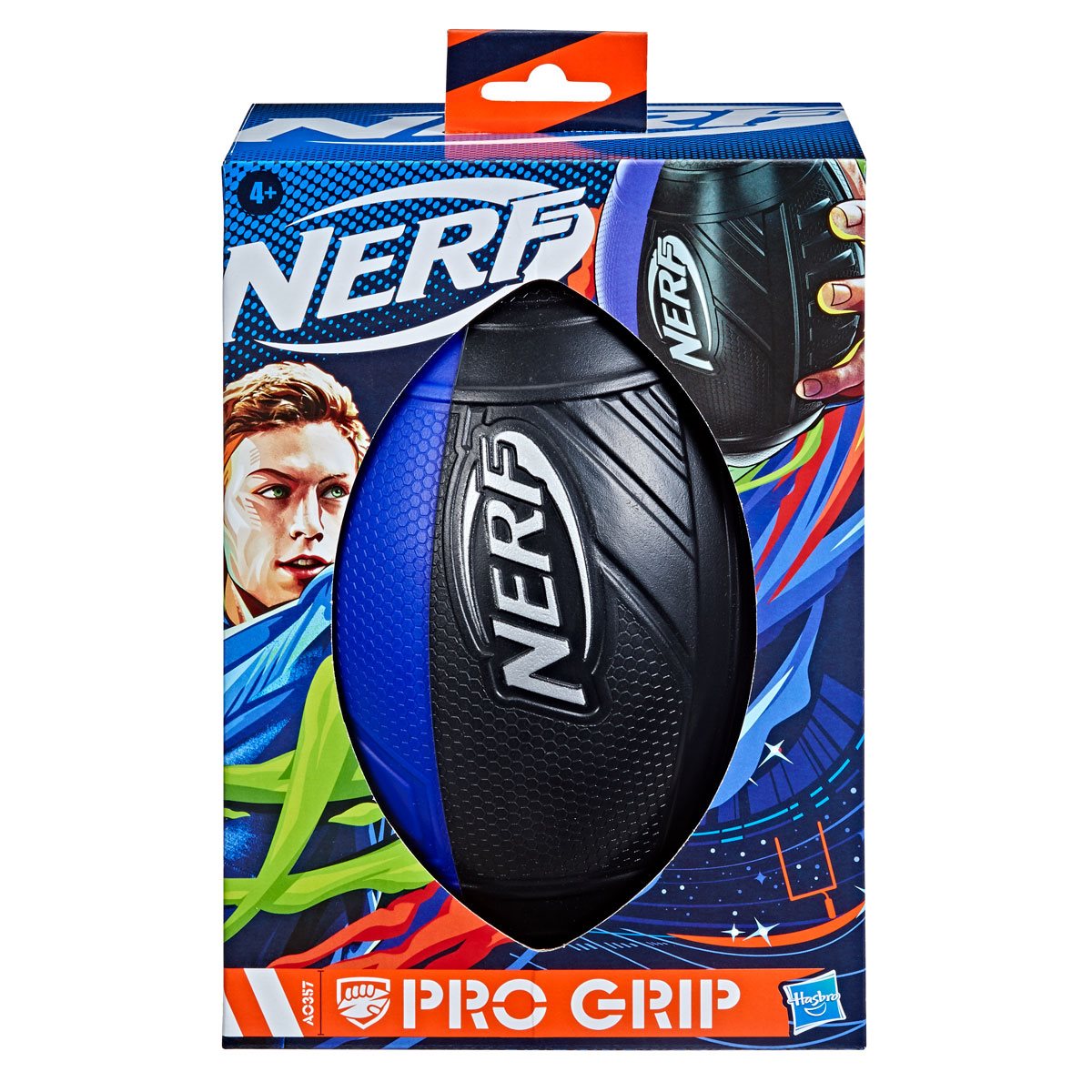 Ner Sports Pro Grip Football Blue Included for sale online Nerf 