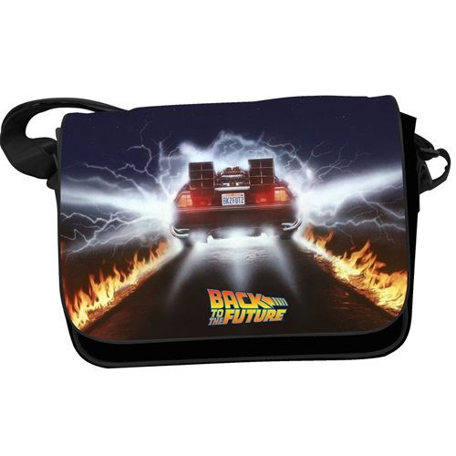 Back to the Future Delorean Messenger Bag with Flap