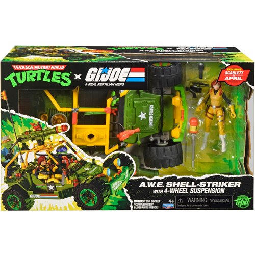 TMNT x G.I. Joe  AWE Striker Vehicle with Action Figure
