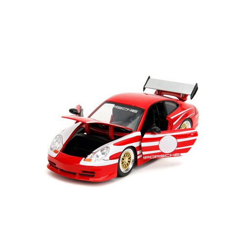 Hyper-Spec Porsche 911 GT3 996 1:24 Scale Die-Cast Metal Vehicle