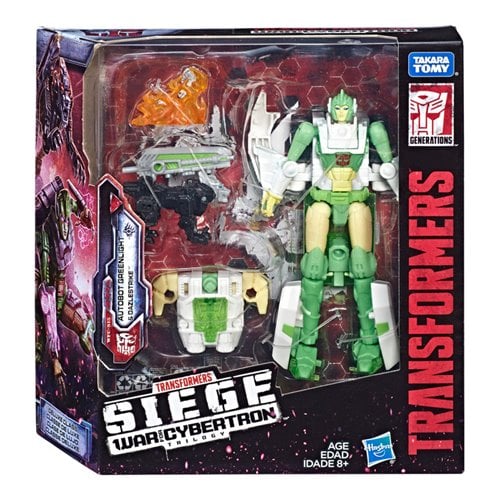 Transformers Generations War for Cybertron: Siege Deluxe Class WFC-S15 Autobot Greenlight with Dazzl
