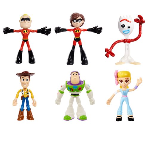 Pixar Bendy 4-Inch Figures Case