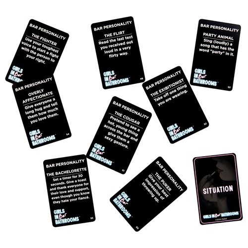 Girls in Bar Bathrooms Card Game