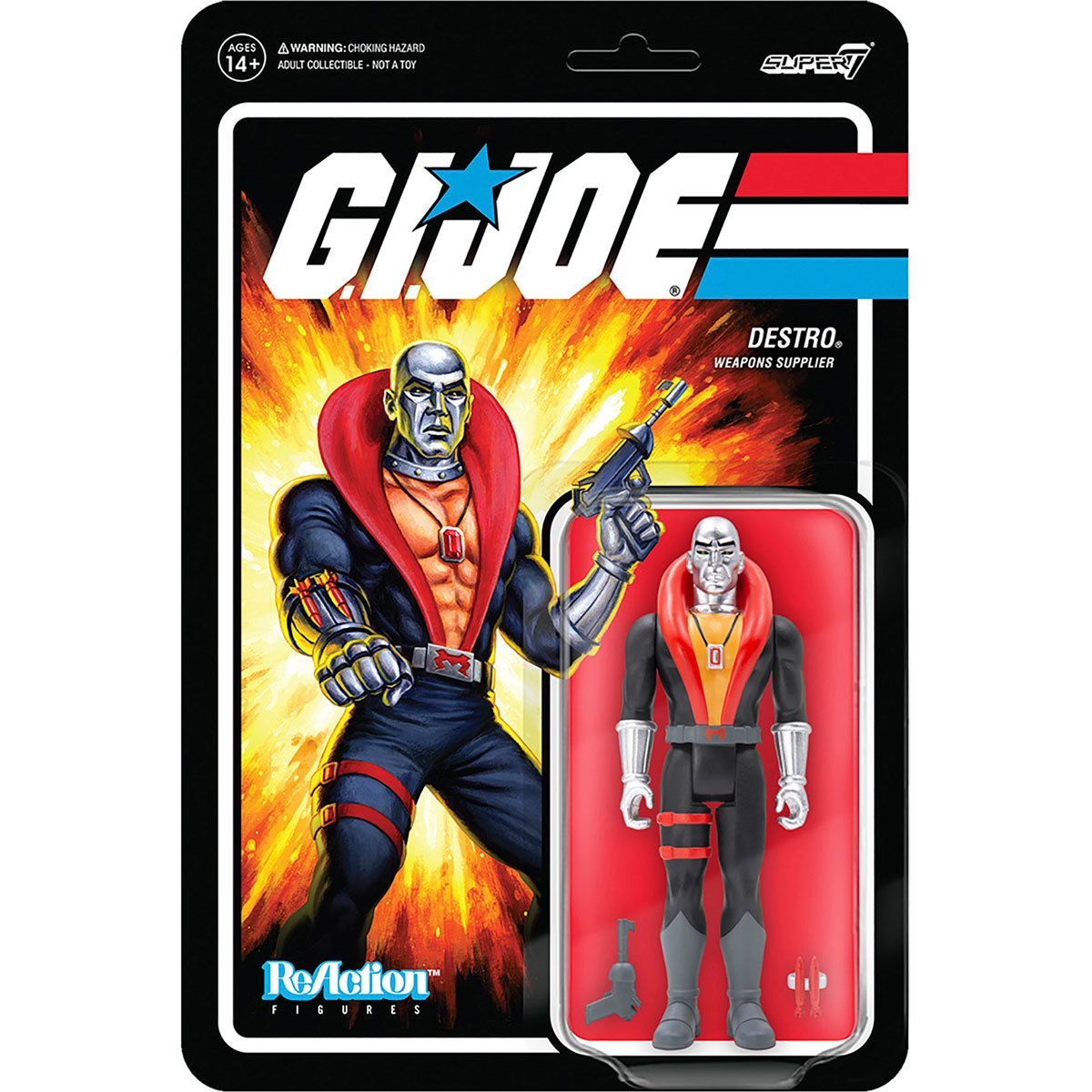 G.I. Joe Destro 3 3/4-Inch ReAction Figure