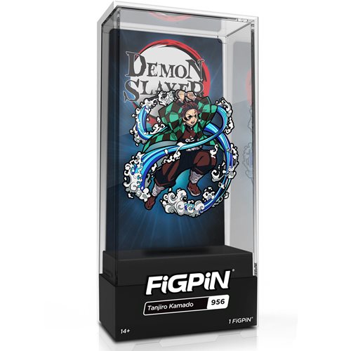 Demon Slayer Mugen Train Tanjiro Kamado FiGPiN Classic 3-Inch Enamel Pin