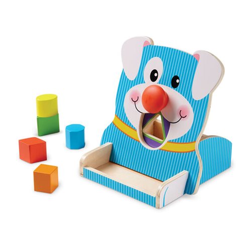 Melissa & Doug First Play Spin and Feed Shape Sorter