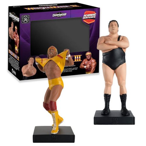 WWE Championship Collection WrestleMania III Iconic Match: Andre the Giant vs Hulk Hogan Set of 2